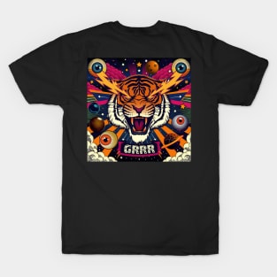 Cosmic Roar: Tiger Thunder T-Shirt